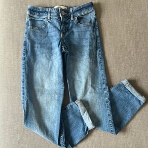 Abercrombie Kids Girls Mid-Rise Boyfriend Jeans